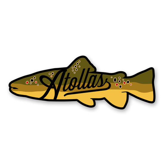 Atollas Brown Trout Sticker
