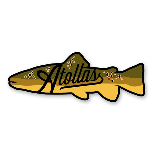 Atollas Brown Trout Sticker