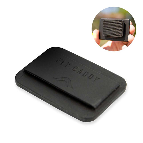 Atollas Fly Caddy Velcro adapter against a white background