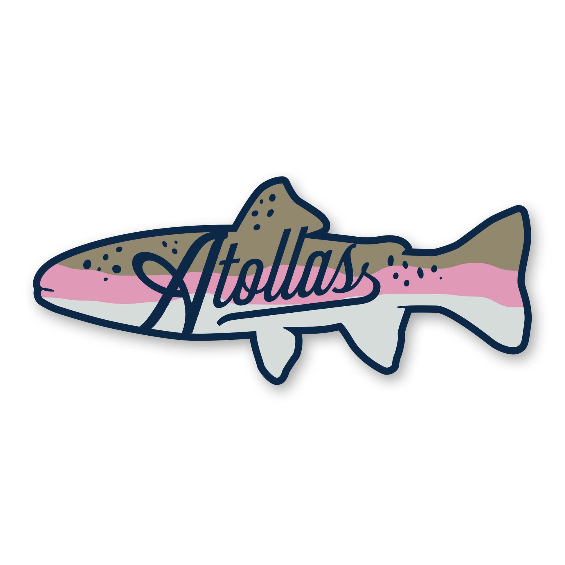 Atollas Rainbow Trout Sticker
