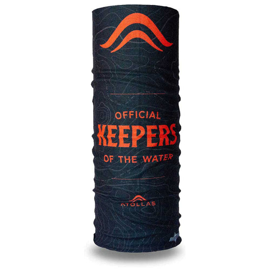 Atollas black and red colored sun mask for protecting skin